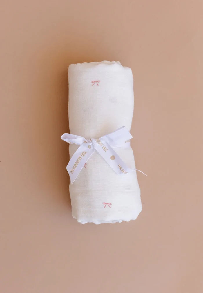 The Blueberry Hill Muslin Swaddle