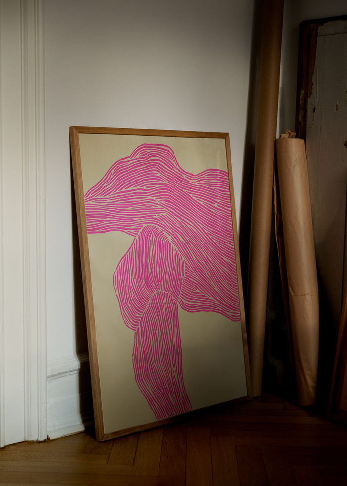 The Line - Pink by Rebecca Hein