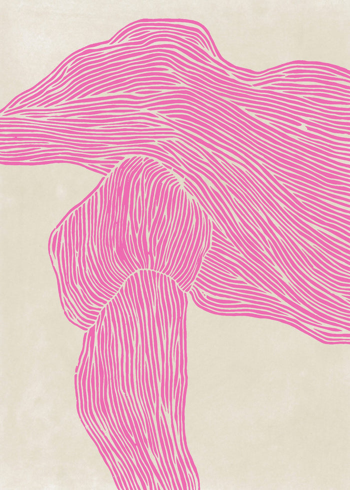 The Line - Pink by Rebecca Hein