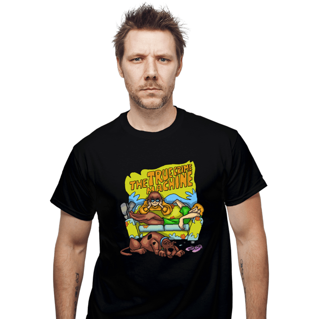 Daily_Deal_Shirts T-Shirts, Unisex / Small / Black The True Crime Machine