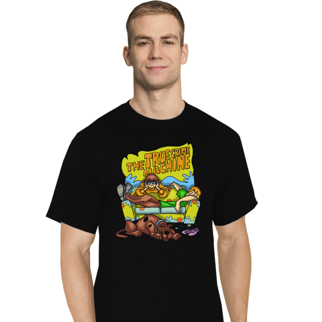 Daily_Deal_Shirts T-Shirts, Tall / Large / Black The True Crime Machine