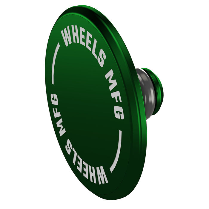 Thru Axle Cap Set - Green Detail 1