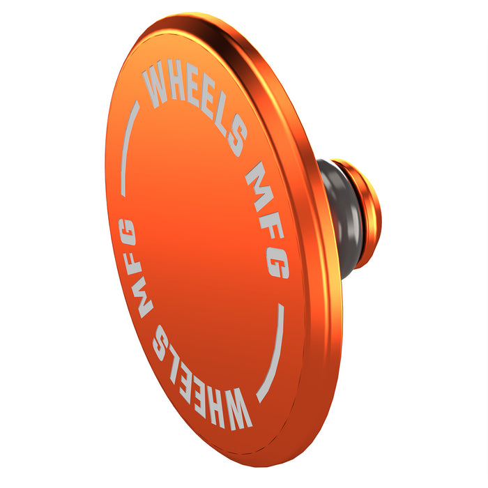 Thru Axle Cap Set - Orange Detail 2