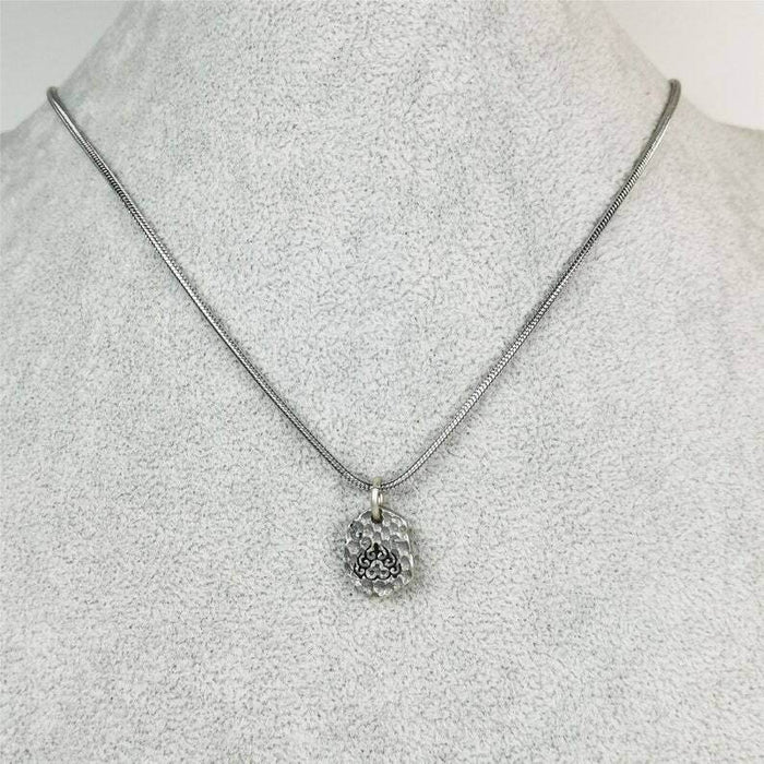 Tibetan Lucky Charm, Unique Buddhism Flame,Silver Pendant Amulet - Tibetan Buddhist amulet, view 6