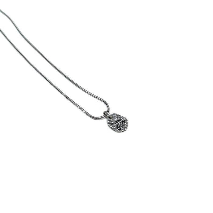 Tibetan Lucky Charm, Unique Buddhism Flame,Silver Pendant Amulet - Tibetan Buddhist amulet, view 8