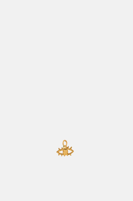 Hermina Athens Tiny Eye Gold Charm.