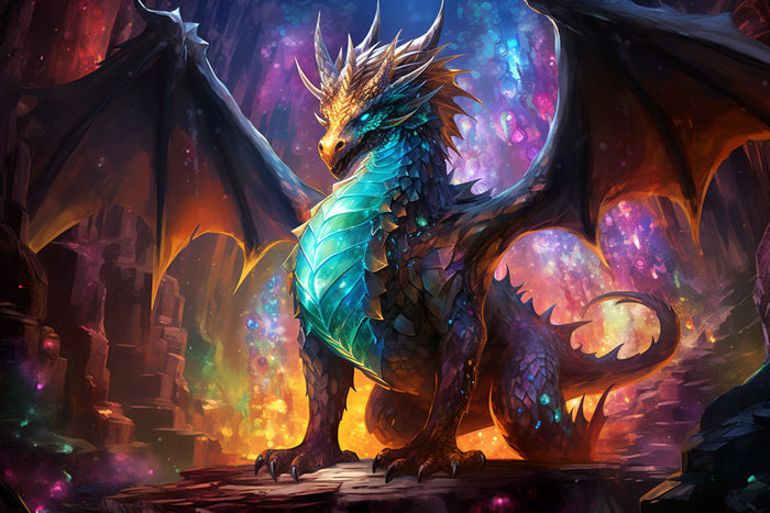 Towering Majestic Dragon