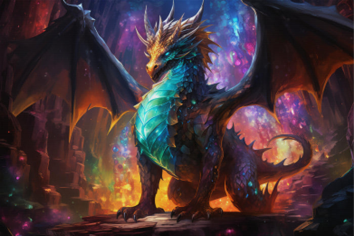 Towering Majestic Dragon