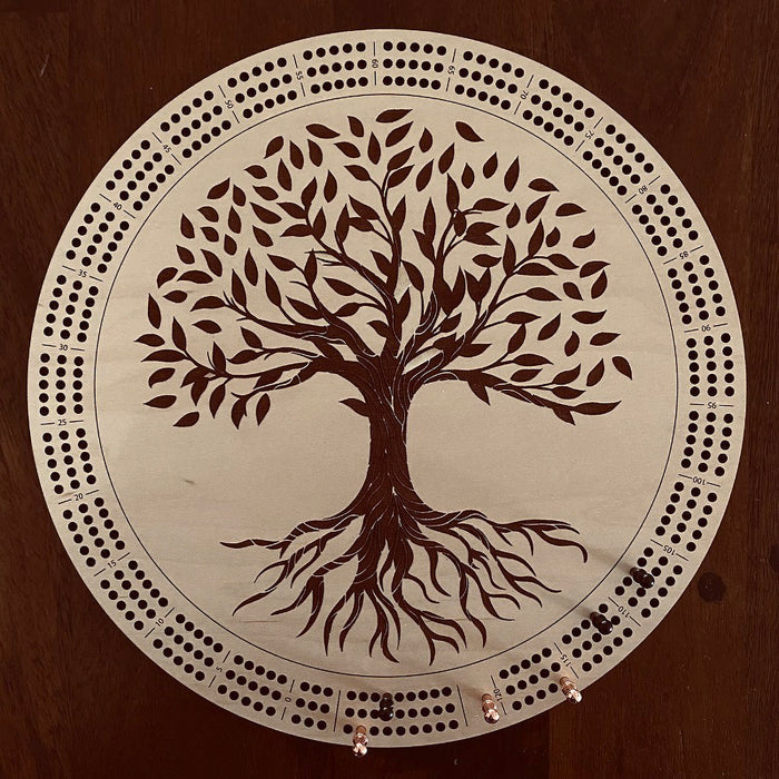 Tree Of Life Cribbage Board