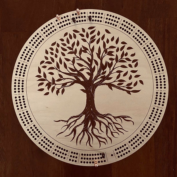 Tree Of Life Cribbage Board
