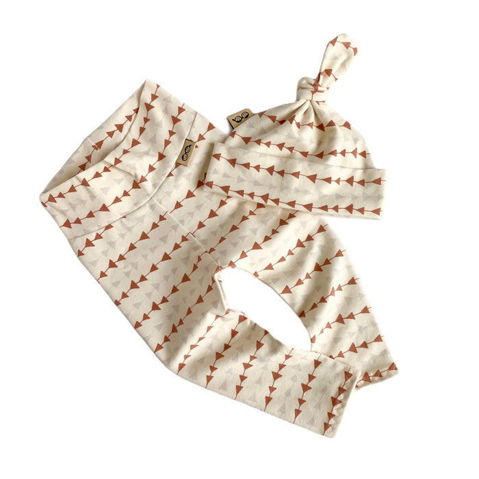 Triangle's Lines Leggings and/or Beanie Knot Hat