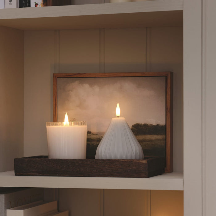 TruGlow® Sculpted LED Pear Candle with Remote Control