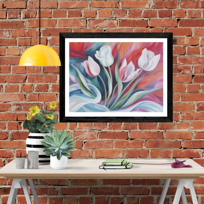 Tulips in Wind