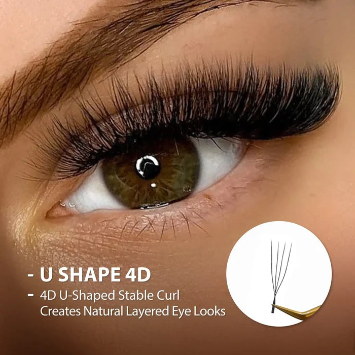 U Shape 4D Lashes| Swaniya Lashes