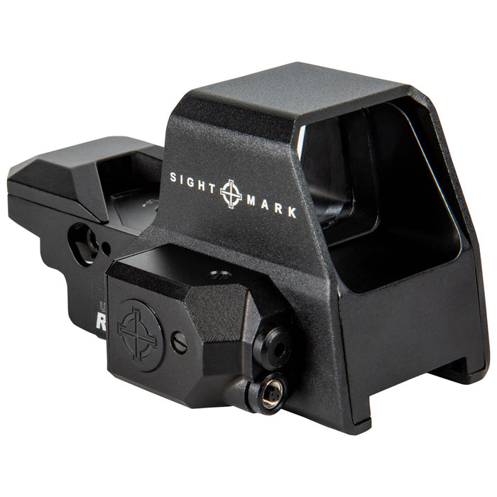 Sightmark Ultra Shot R-Spec reflex sight with integrated green laser for close-range shooting