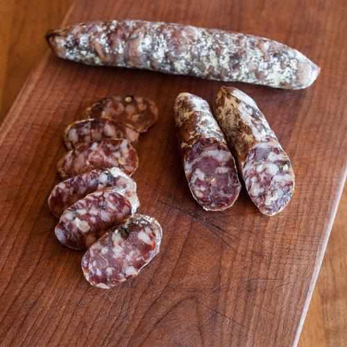 Underground Meats Black Garlic Salami 2oz