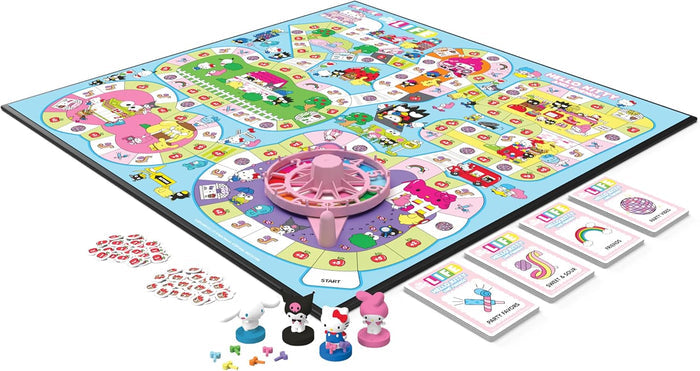 USAopoly - The Game of Life Hello Kitty and Friends | Classic Board Game