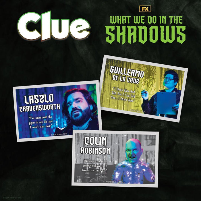 USAopoly: CLUE: What We Do in The Shadows Classic Board Game