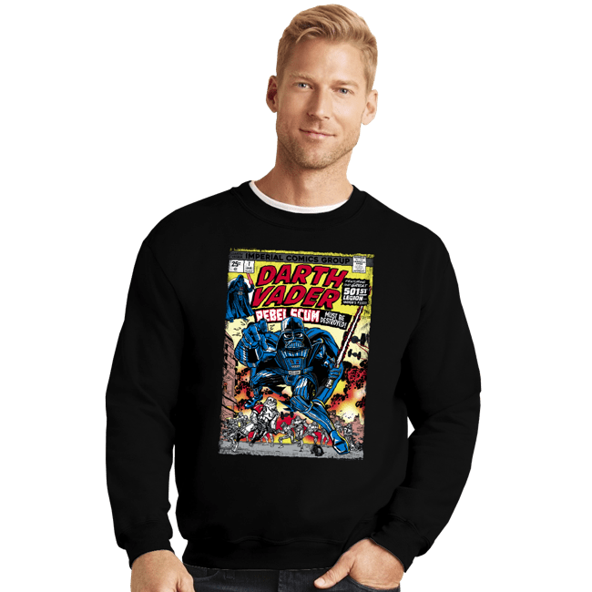Crewneck Sweater, Unisex / Small / Black