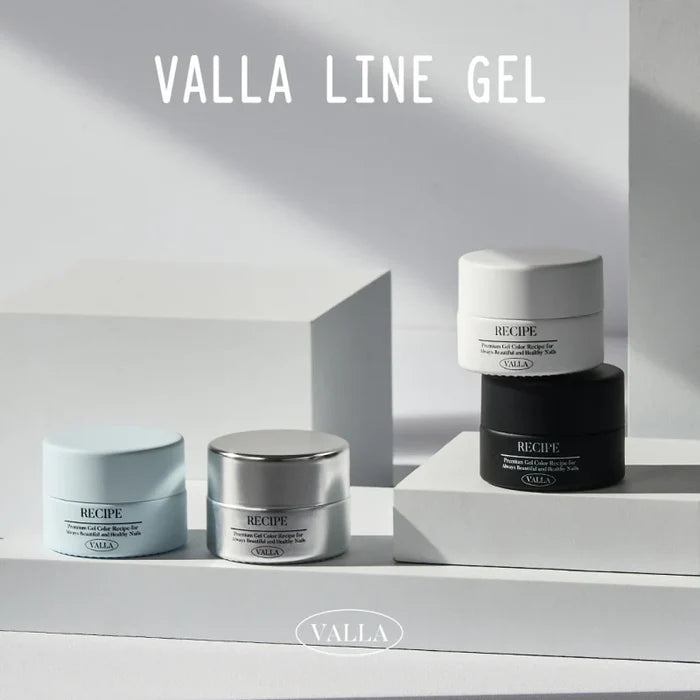 VALLA Line Gel Set — VL01 Pure White