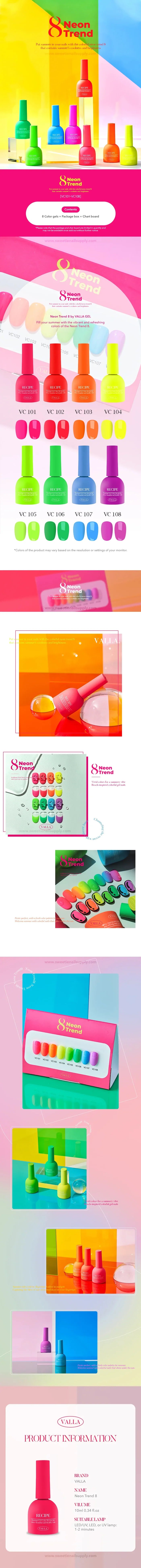 VALLA Neon Trend Collection -  VC106