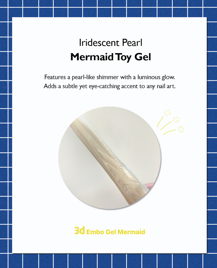 VALLA Toy Gel 3D Mermaid – Pearl Embossing Gel