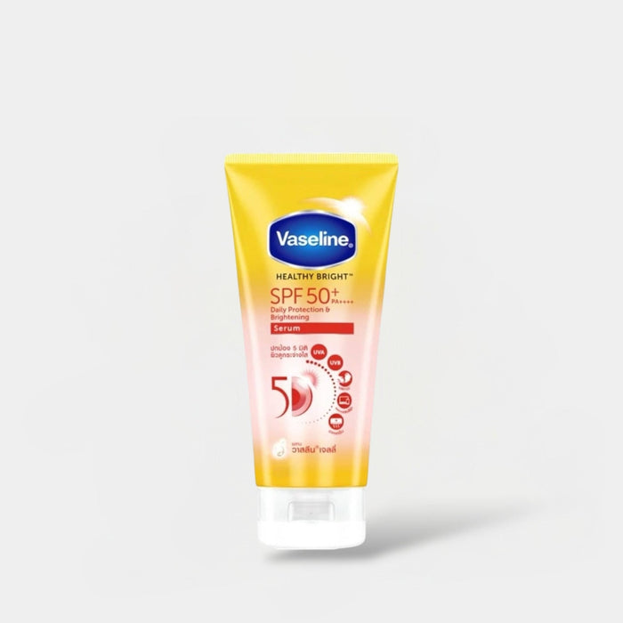 Vaseline Daily Protection & Brightening Serum Sunscreen SPF50+ PA++++ فازلين الحماية اليومية ومصل التفتيح واقي الشمس - Princess Cosmetics Qatar