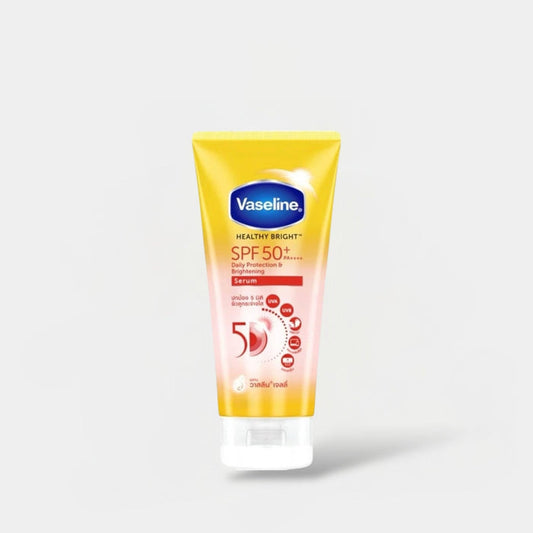 Vaseline Daily Protection & Brightening Serum Sunscreen SPF50+ PA++++ فازلين الحماية اليومية ومصل التفتيح واقي الشمس - Princess Cosmetics Qatar