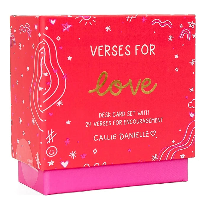 Verses for Love - Bible Verse Card Set + Stand