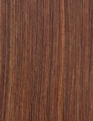 SENSATIONNEL HD lace wig for women straight chestnut brown hair with subtle caramel highlights close up