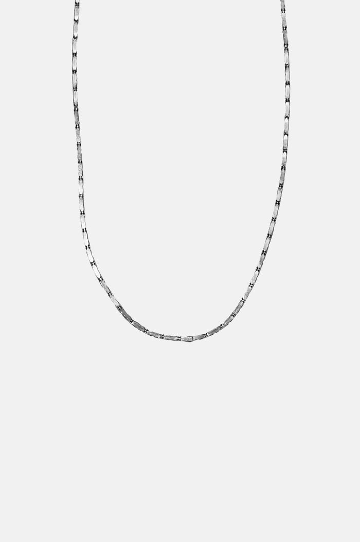 Hermina Athens Viper Silver Chain Necklace.