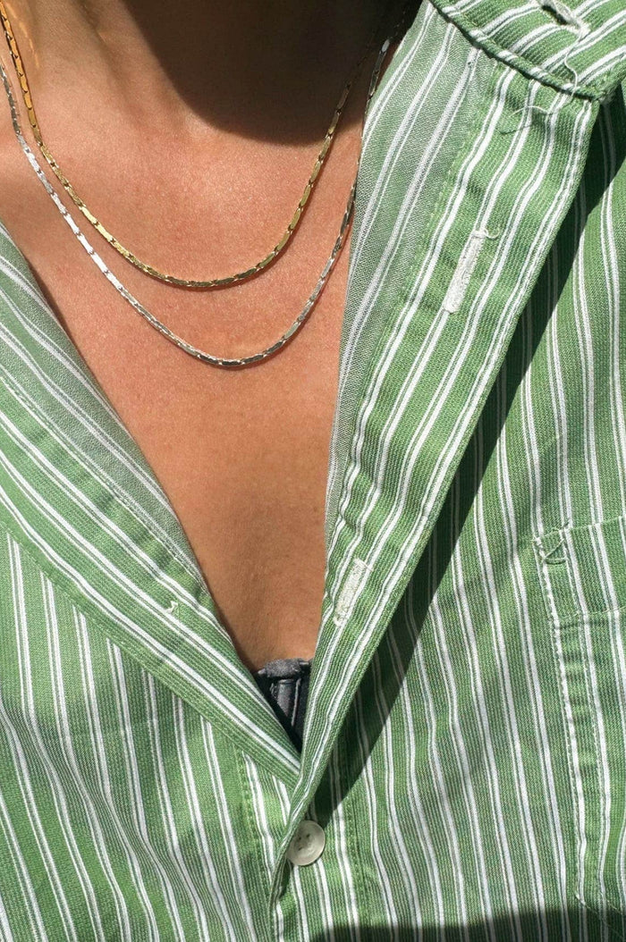 Viper Silver Chain Necklace