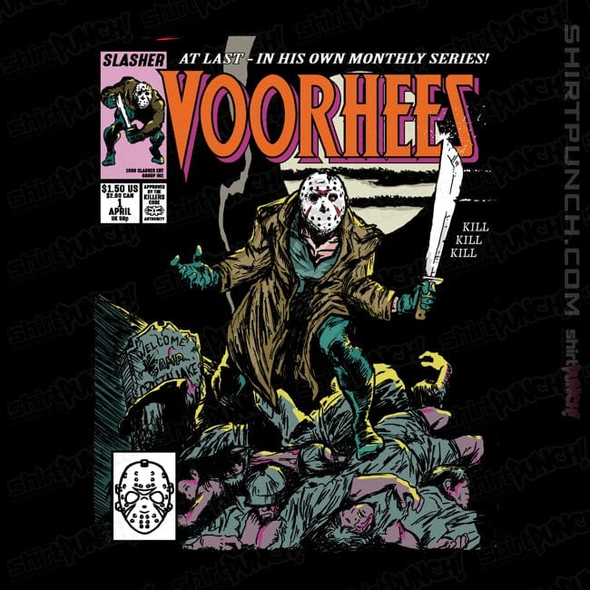 Secret_Shirts Magnets / 3"x3" / Black Voorhees Comics