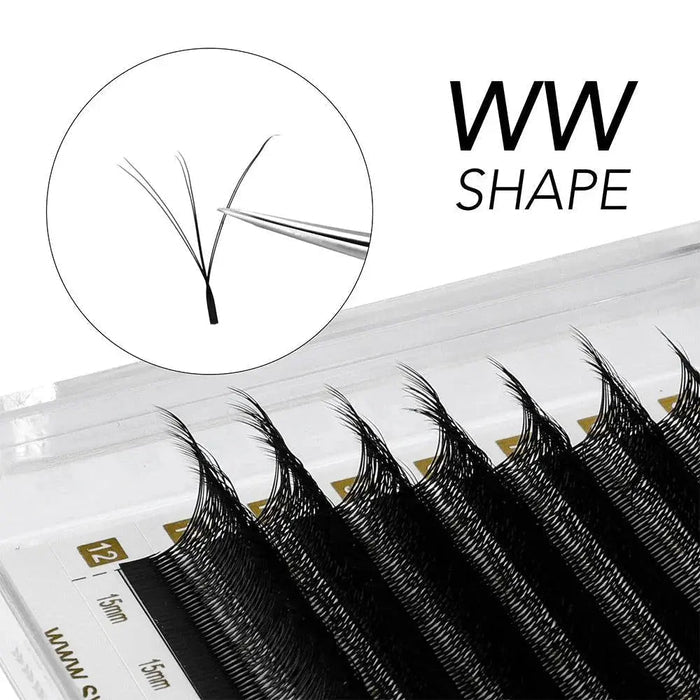 W Shape Lashes 8-15mm Mix| Swaniya Lashes