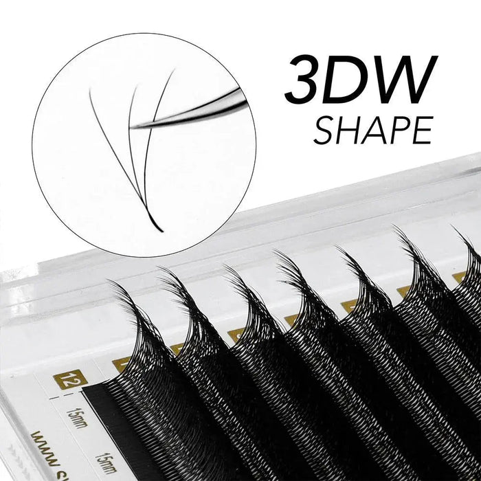 W Shape Lashes 8-15mm Mix| Swaniya Lashes