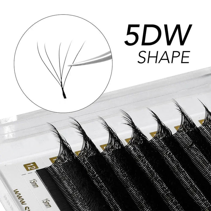 W Shape Lashes 8-15mm Mix| Swaniya Lashes