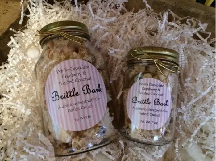 White Chocolate Brittle Bark