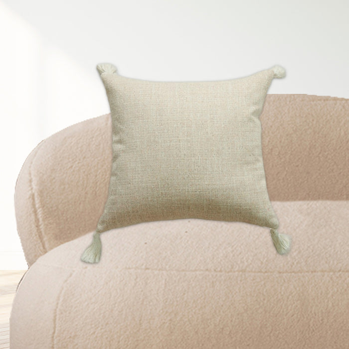 White Linen Cushion Cover