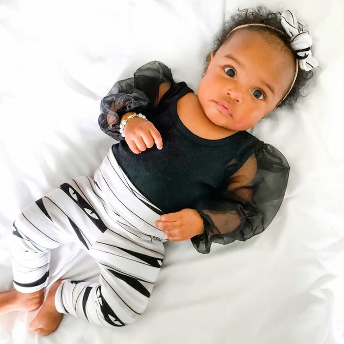 White Mummy Leggings