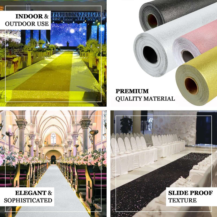 Premium glitter roll for elegant event decor, suitable for indoor and outdoor use.