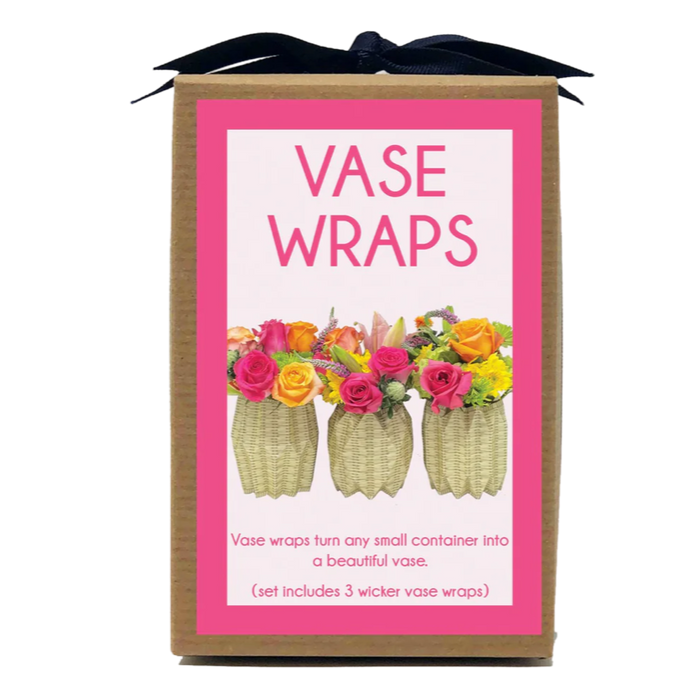 Lucy Grymes Wicker Vase WRAPS