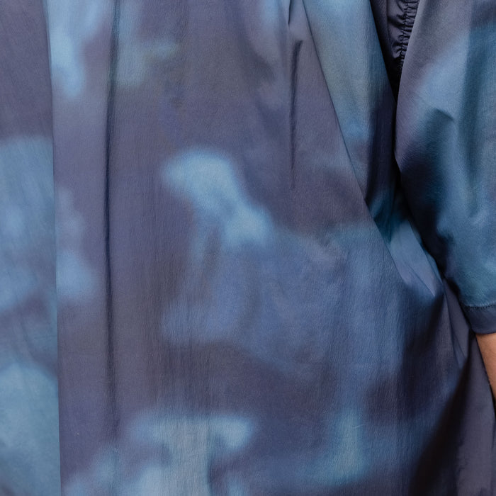 Wild Things Japan - Short Sleeve Camp Shirt - Nature Mosaic Blue