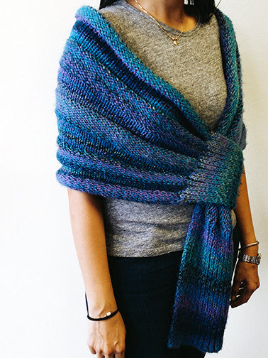 Yarning for Ewe - Windy Hill Wrap by Bharati Shah -  - Yarning for Ewe - 2
