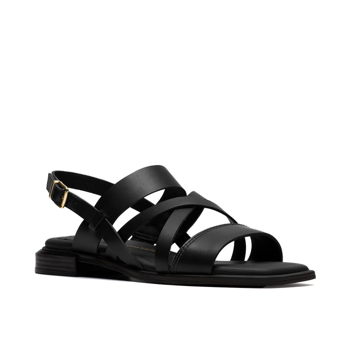 Womens - Ariany Strap Black Leather