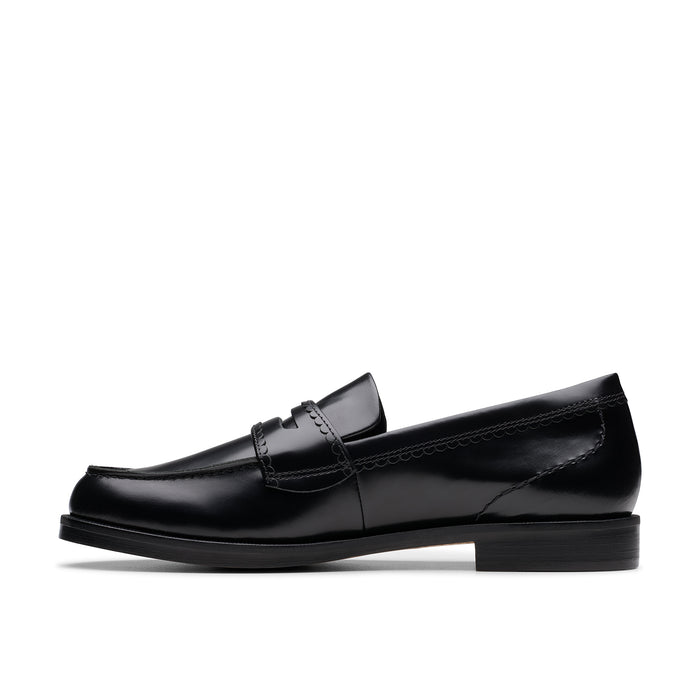 Womens Straven Edge Black Leather