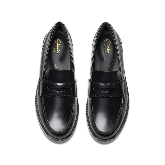 Womens Straven Edge Black Leather