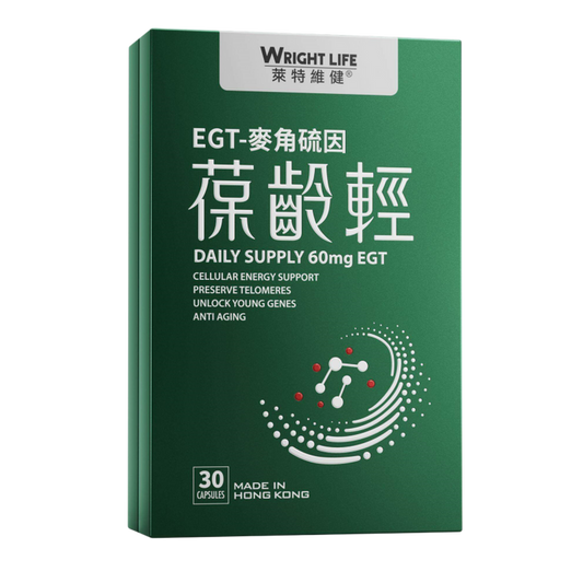 WRIGHT LIFE EGT L-Ergothioneine Daily Supply 60mg EGT - 30 Capsules - myernk