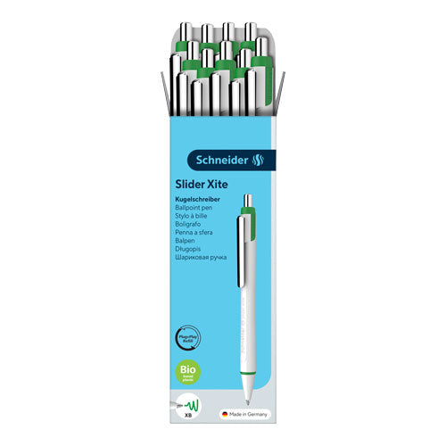 Xite Ballpoint Pen XB, Box of 10#ink-color_green