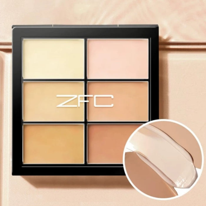 ZFC Professional Master Class 6-Color Concealer & Contouring Palette