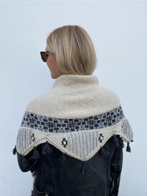 Ziri Shawl Kits by Florence Spurling (Kokon Merino Fingering)